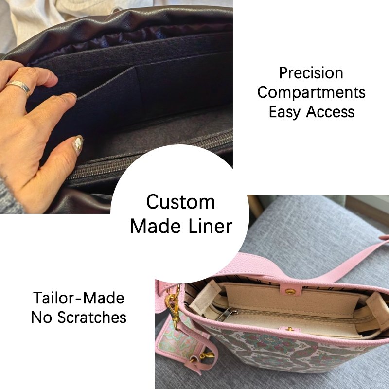 Custom made liner with precision compartments and easy access