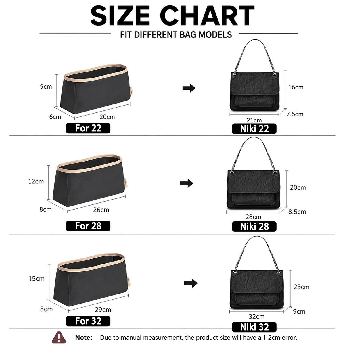 Saint Laurent Niki Bag Organizer